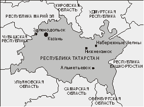 Карты городов и районов РТ : Республика Татарстан